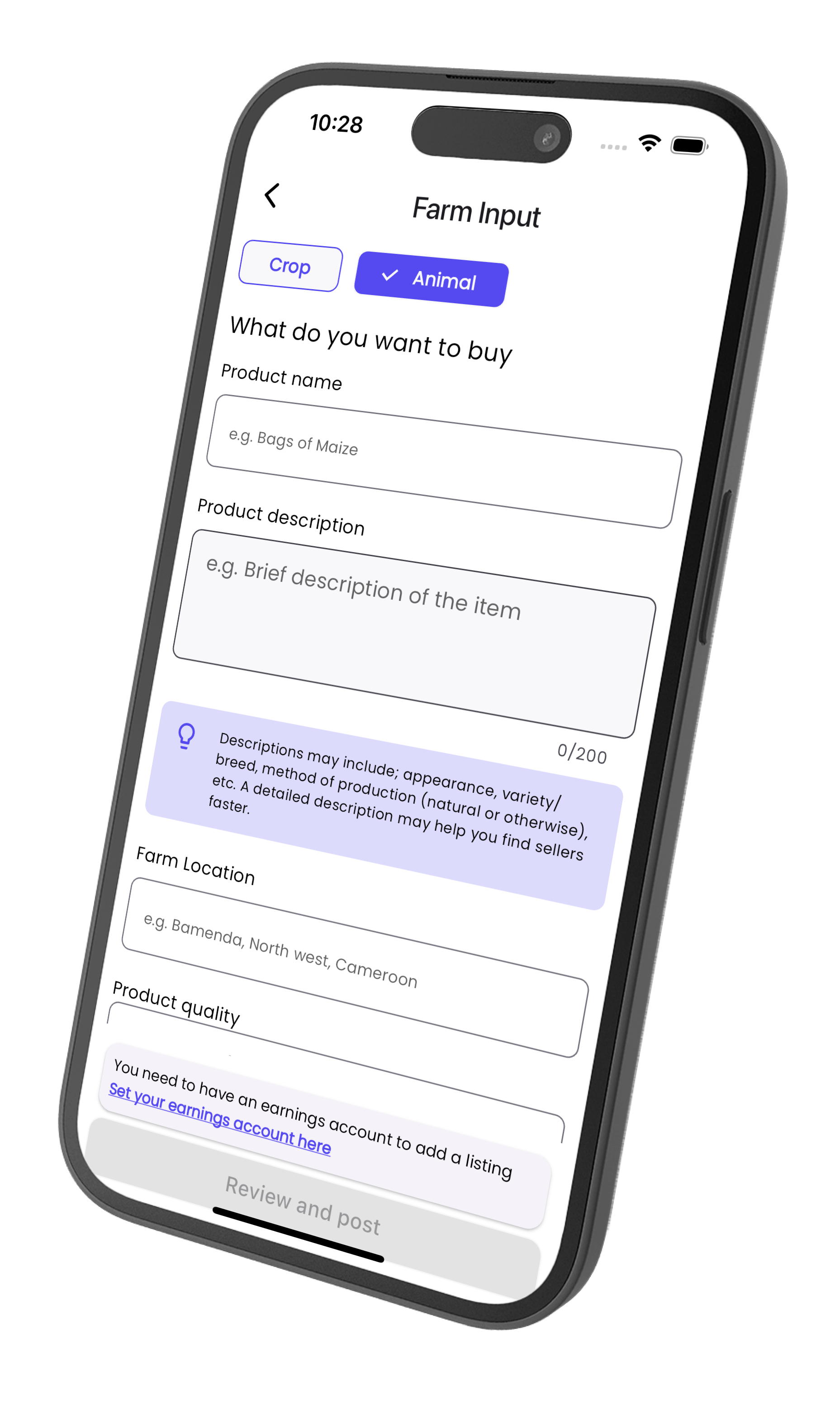 Sign Up & Create Profile